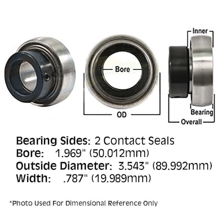 Aftermarket Flat Edge Tractor Ball Bearing 6200 Series 832983M1